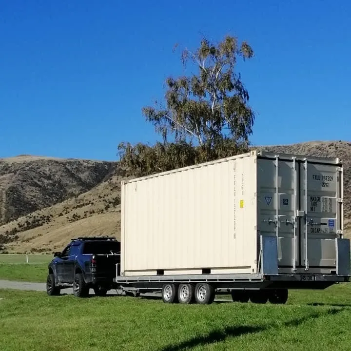 20ft shipping container trailer hire